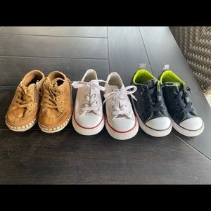Boys convers size 9, Zara shoes size 24/25